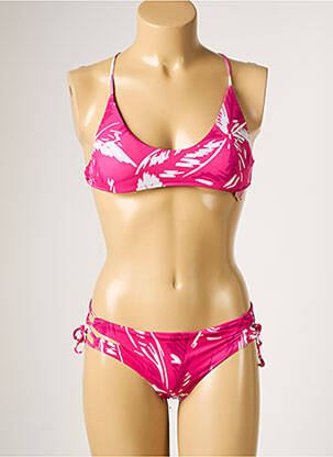 Maillot de bain 2 pièces stretch brassieres rose RIO DE SOL femme