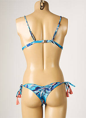Maillot de bain 2 pièces stretch haut triangles bleu RIO DE SOL femme