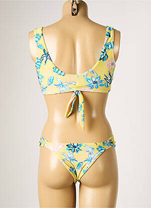 Maillot de bain 2 pièces stretch brassieres jaune RIO DE SOL femme