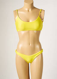Maillot de bain 2 pièces stretch brassieres jaune RIO DE SOL femme