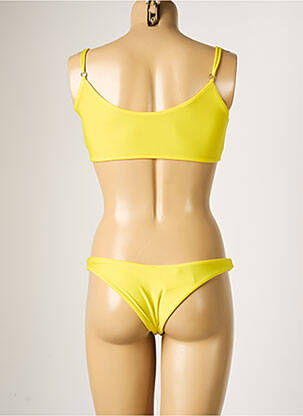 Maillot de bain 2 pièces stretch brassieres jaune RIO DE SOL femme