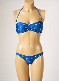 Maillot de bain 2 pièces stretch haut soutien-gorge balconnet bleu RIO DE SOL femme