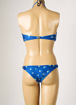 Maillot de bain 2 pièces stretch haut soutien-gorge balconnet bleu RIO DE SOL femme