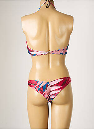 Maillot de bain 2 pièces stretch haut soutien-gorge balconnet rose RIO DE SOL femme