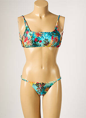 Maillot de bain 2 pièces stretch brassieres bleu RIO DE SOL femme