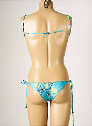 Maillot de bain 2 pièces stretch haut triangles bleu RIO DE SOL femme