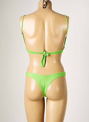 Maillot de bain 2 pièces stretch haut triangles vert RIO DE SOL femme