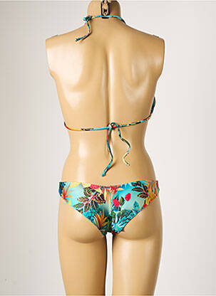 Maillot de bain 2 pièces stretch haut triangles bleu RIO DE SOL femme