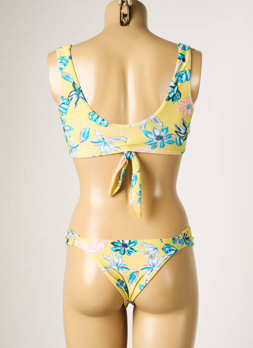Maillot de bain 2 pièces jaune RIO DE SOL pour femme