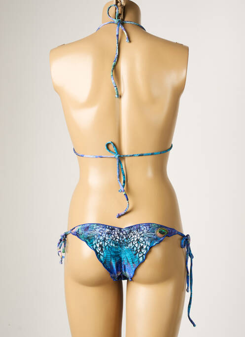 Maillot de bain 2 pièces stretch haut triangles bleu RIO DE SOL femme