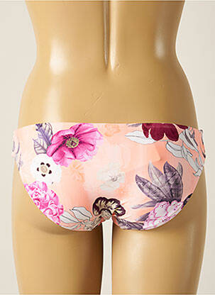 Bas de maillot de bain imprimé fleurs culotte rose SEAFOLLY femme