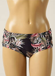 Bas de maillot de bain imprimé fleurs noir SEAFOLLY femme