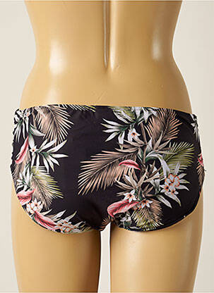 Bas de maillot de bain imprimé fleurs noir SEAFOLLY femme