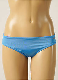 Bas de maillot de bain effet matière satinée culotte bleu PROTEST femme