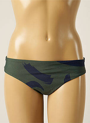 Bas de maillot de bain tissage satiné culotte vert SEAFOLLY femme