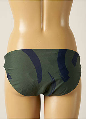 Bas de maillot de bain tissage satiné culotte vert SEAFOLLY femme