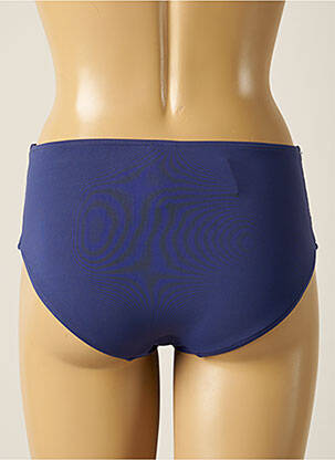 Bas de maillot de bain tissage satiné culotte bleu SEAFOLLY femme