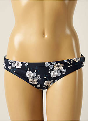 Bas de maillot de bain imprimé fleurs culotte bleu SEAFOLLY femme