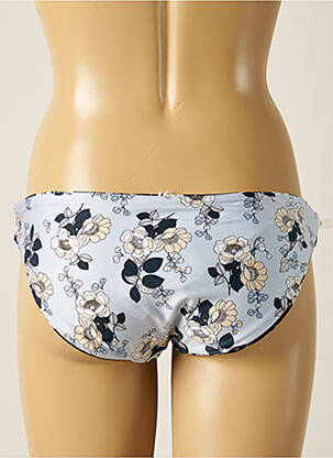 Bas de maillot de bain imprimé fleurs culotte bleu SEAFOLLY femme