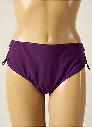 Bas de maillot de bain violet LAGON BLEU pour femme