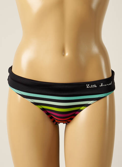 Bas de maillot de bain stretch culotte noir LITTLE MARCEL femme