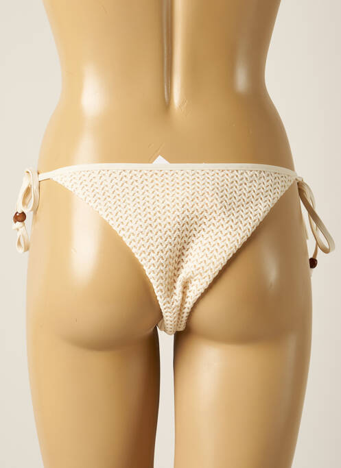 Bas de maillot de bain beige SEAFOLLY pour femme