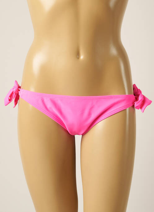 Bas de maillot de bain rose LAGON BLEU pour femme