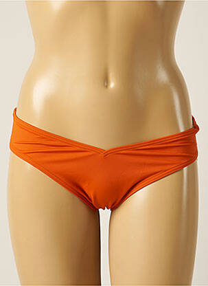 Bas de maillot de bain stretch culotte orange OLYMPIA femme