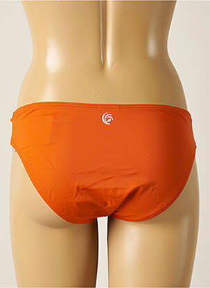 Bas de maillot de bain stretch culotte orange OLYMPIA femme