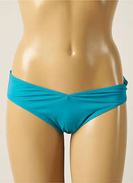 Bas de maillot de bain tissage satiné culotte bleu OLYMPIA femme