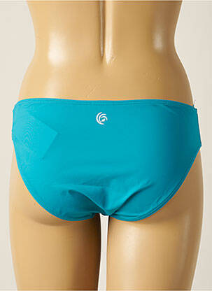 Bas de maillot de bain tissage satiné culotte bleu OLYMPIA femme
