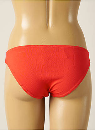Bas de maillot de bain tissage texturé culotte rouge YSABEL MORA femme