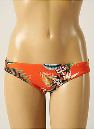 Bas de maillot de bain imprimé fantaisie orange SEAFOLLY femme