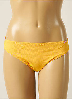 Bas de maillot de bain stretch culotte jaune YSABEL MORA femme