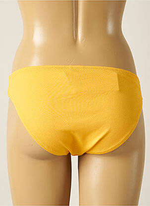 Bas de maillot de bain stretch culotte jaune YSABEL MORA femme