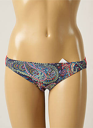 Bas de maillot de bain stretch culotte bleu CHERRY BEACH femme