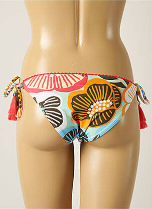 Bas de maillot de bain imprimé fantaisie bikini bleu PIHA femme