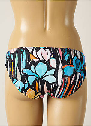 Bas de maillot de bain imprimé fantaisie culotte noir MOONTIDE femme
