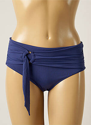 Bas de maillot de bain tissage satiné culotte bleu SEAFOLLY femme