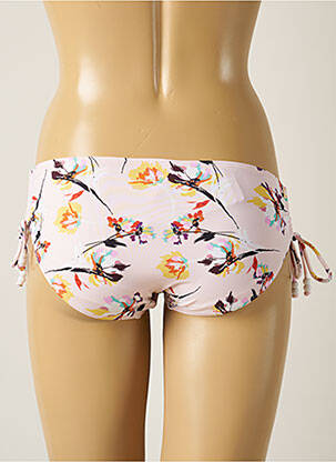 Bas de maillot de bain imprimé fleurs bikini rose PIHA femme