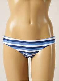 Bas de maillot de bain imprimé rayures culotte bleu RIO DE SOL femme