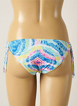 Bas de maillot de bain stretch bikini bleu PIHA femme