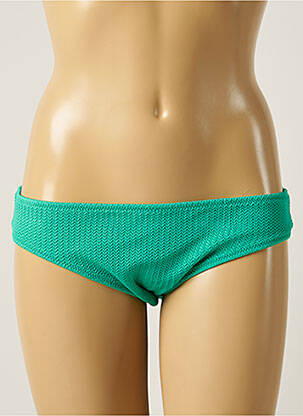 Bas de maillot de bain tissage texturé culotte vert SEAFOLLY femme