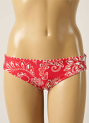 Bas de maillot de bain tissage satiné culotte rouge SEAFOLLY femme
