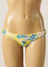 Bas de maillot de bain imprimé fleurs culotte jaune RIO DE SOL femme
