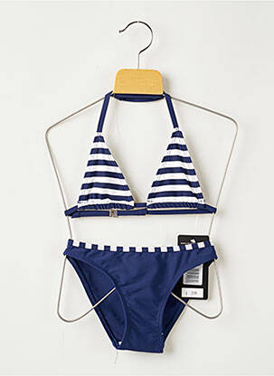 Maillot de bain 2 pièces stretch bleu SUN PROJECT fille