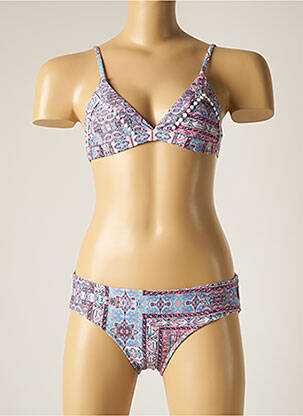 Maillot de bain 2 pièces stretch rose SEAFOLLY fille