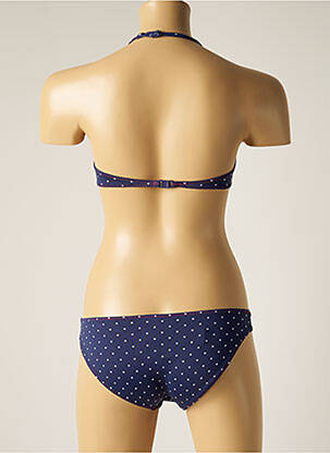 Maillot de bain 2 pièces stretch bleu BORABORA fille