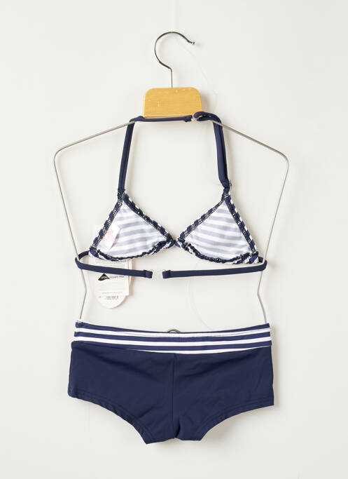 Maillot de bain 2 pièces bleu PLAGE DU SUD pour fille