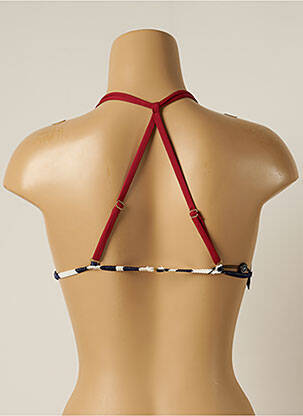 Haut de maillot de bain stretch haut soutien-gorge avec mousse de rembourrage amovible bleu BORABORA femme